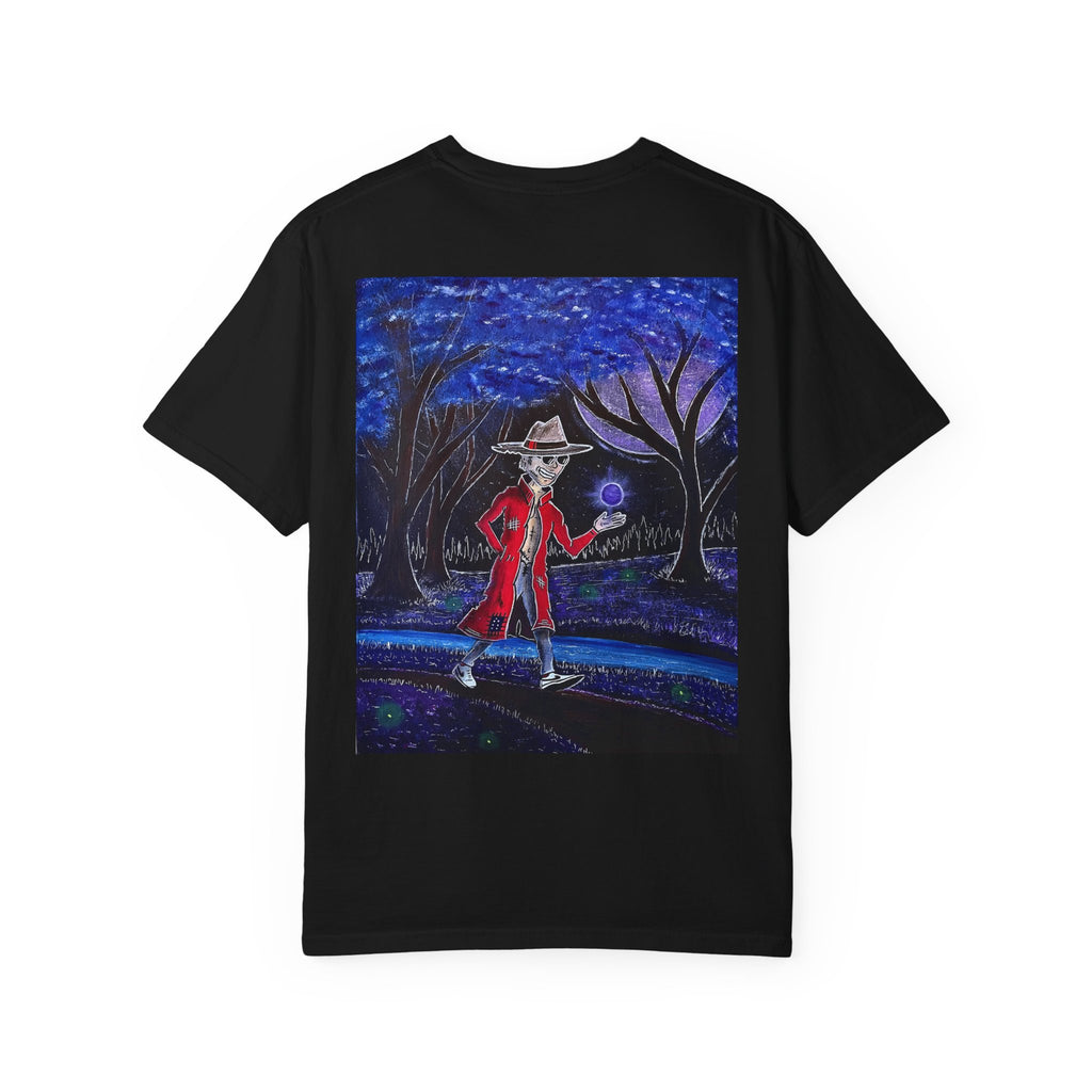 Glowing Night Unisex Garment-Dyed T-shirt