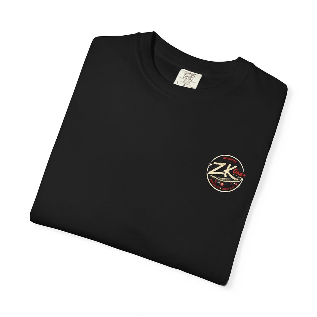 Zk1 Logo #3 Unisex Garment-Dyed T-shirt
