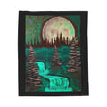 Teal Dream Velveteen Plush Blanket