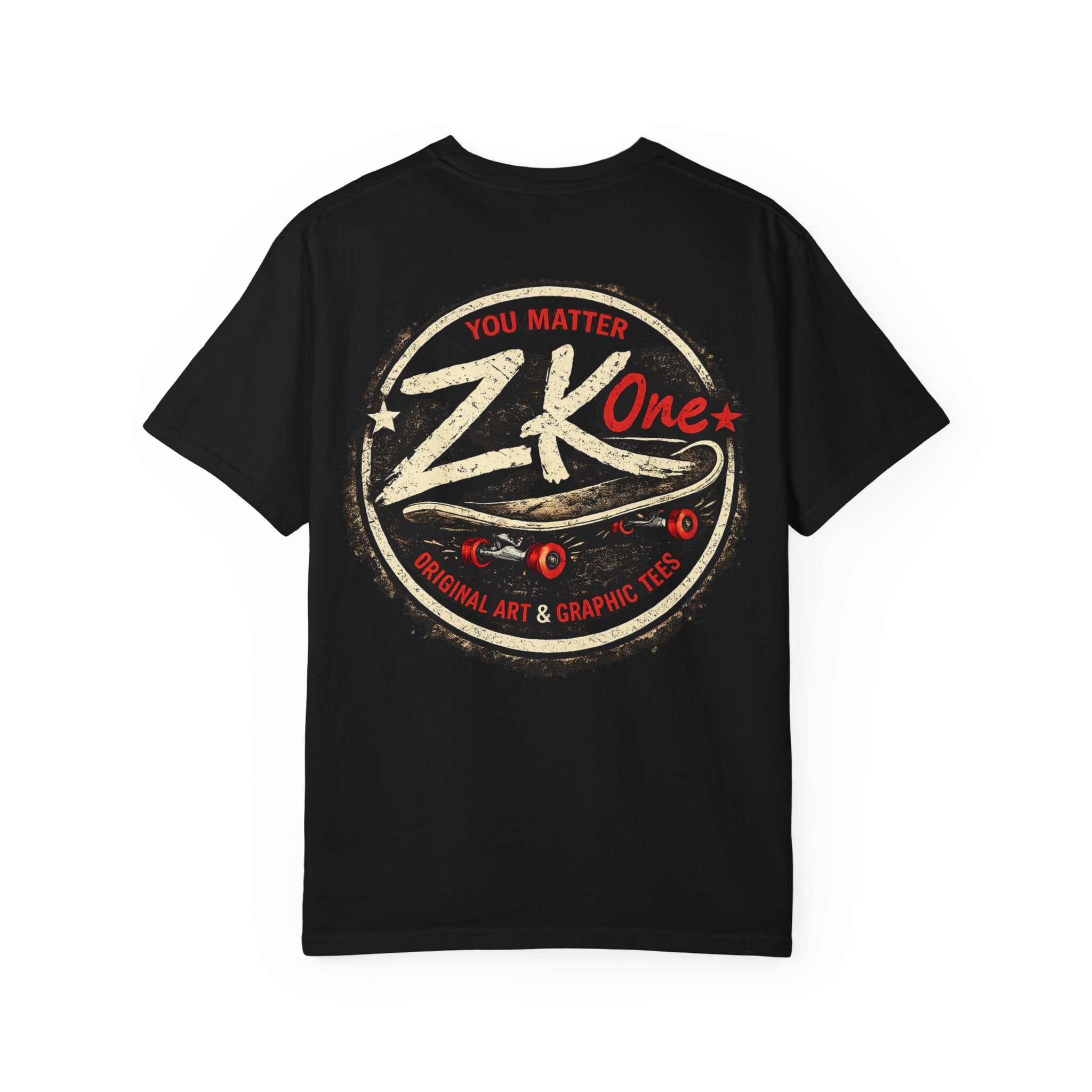 Zk1 Logo #3 Unisex Garment-Dyed T-shirt