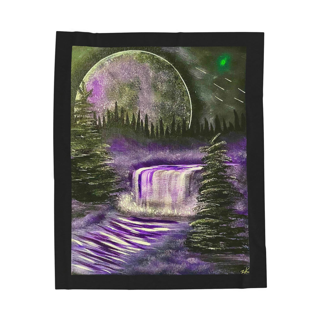 Purple Haze Velveteen Plush Blanket