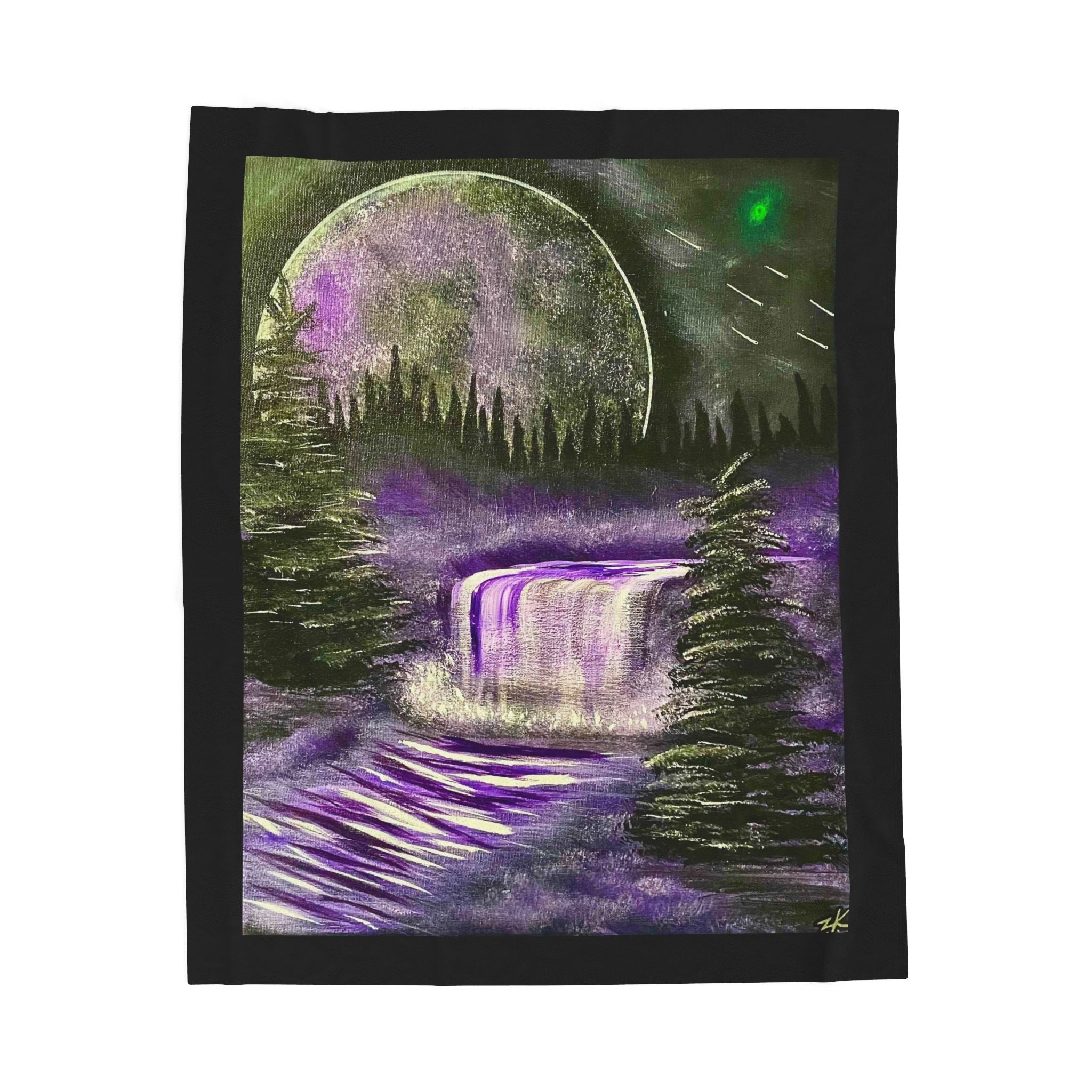 Purple Haze Velveteen Plush Blanket