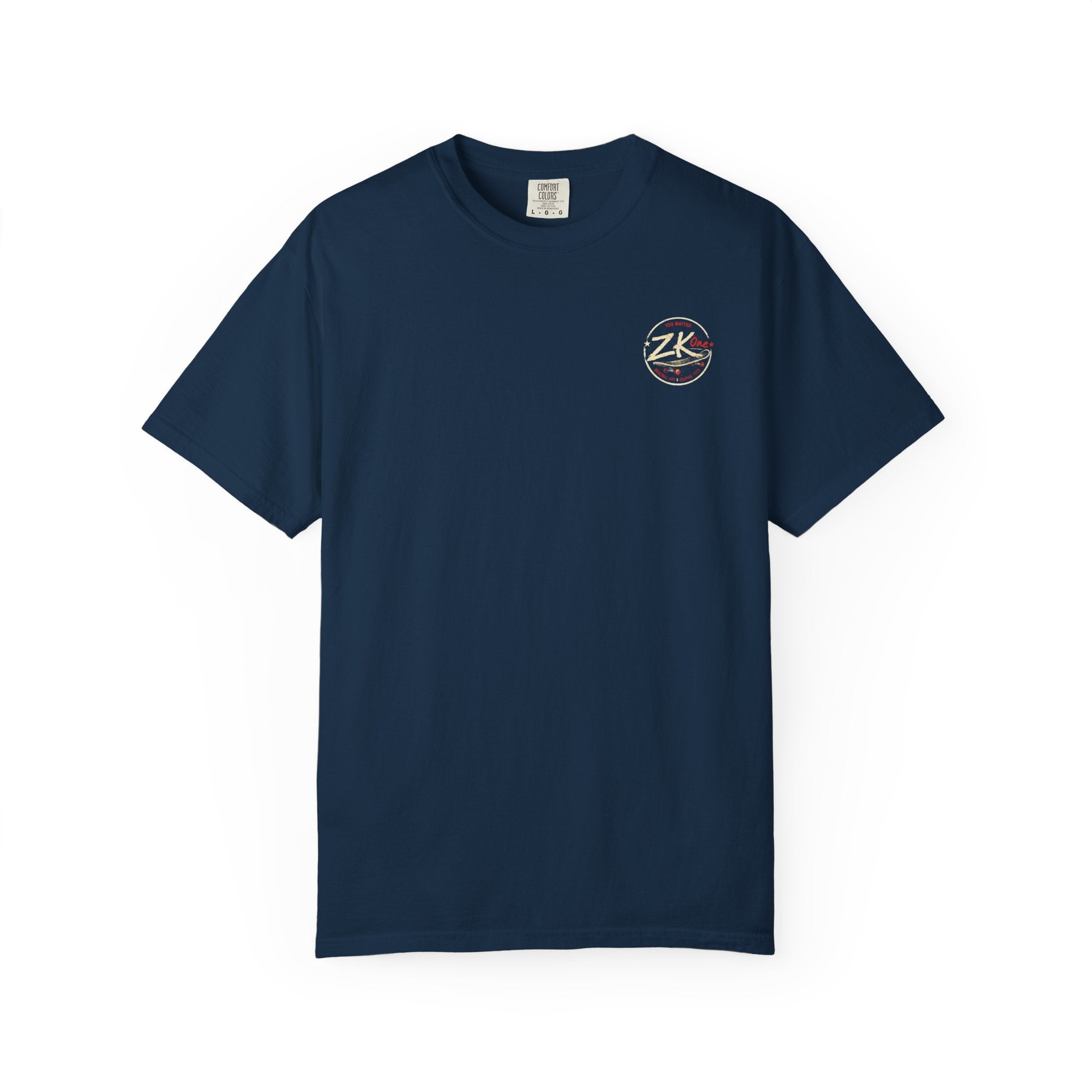 Zk1 Logo #2 Unisex Garment-Dyed T-shirt
