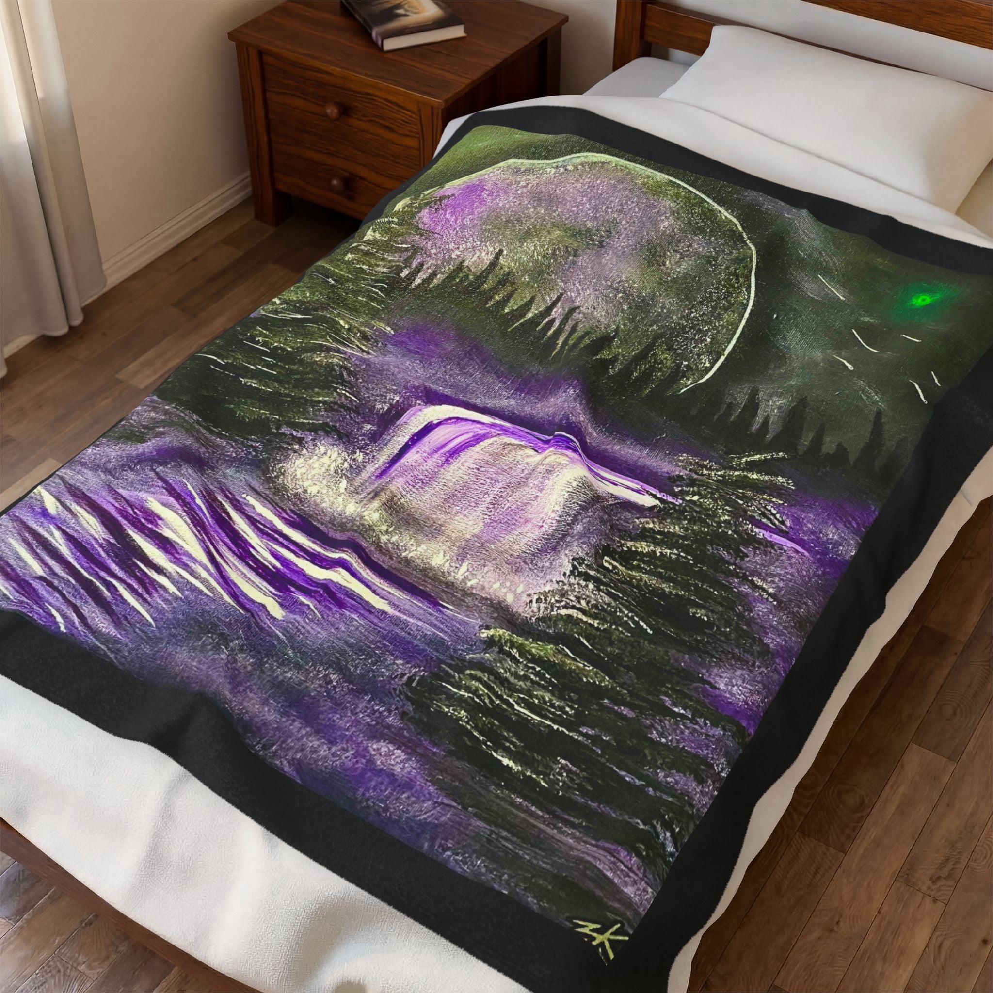 Purple Haze Velveteen Plush Blanket