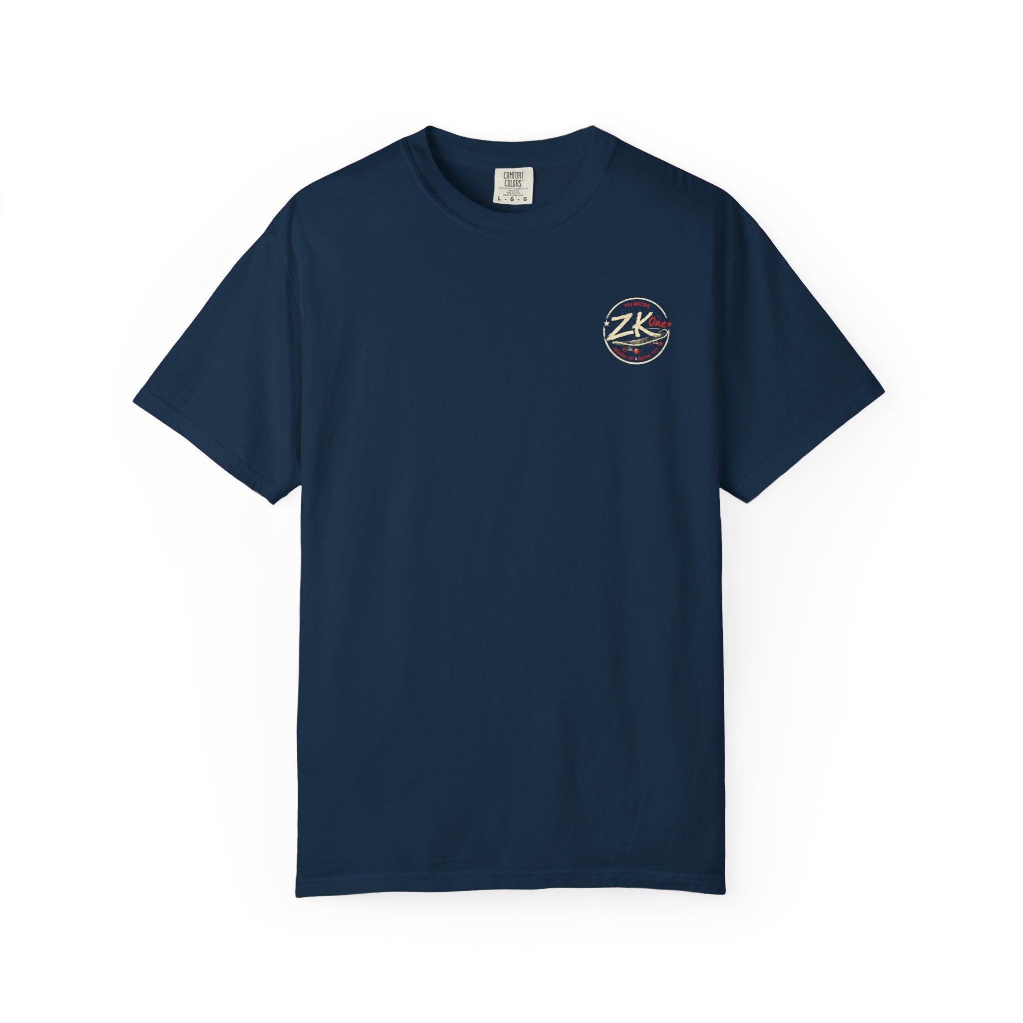 Zk1 Logo #3 Unisex Garment-Dyed T-shirt